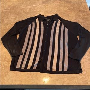 Dress Shirt Cardigan Soft Lightweight Rayon/Cotton